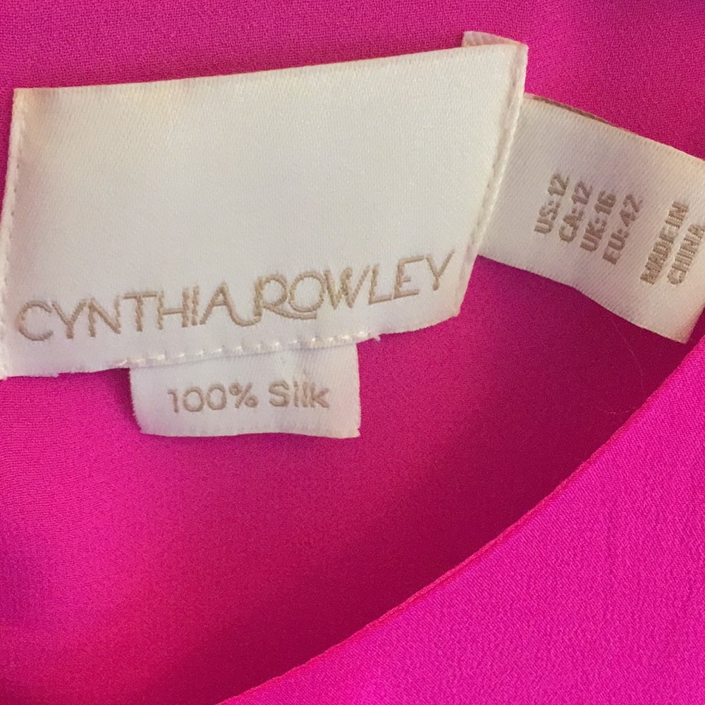 Cynthia Rowley Silk Shift Dress NWOT - Picture 5 of 8